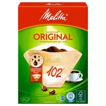 Фильтр-пакет Melitta 102 натуральный коричневый аромат 80 шт.