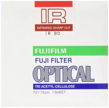 Фильтр пропускания света FUJIFILM Одинарный фильтр IR 80 1 Поглощение/Инфракрасный (ИК-фильтр) 7.5X