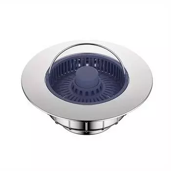 Фильтр-сетка для кухонной мойки Musurjoy из латуни и заглушка для слива, противозасорный сердечник с дополнительной корзиной для фильтра. C53 floor drain