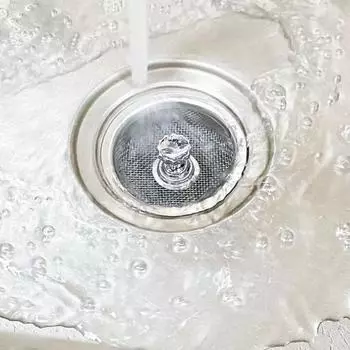 Фильтр-сетка двойного назначения, многоразовый, не ржавеет, кухонные принадлежности, надежный сетчатый фильтр для раковины