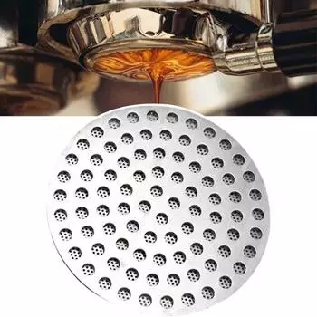 Фильтр-шайба двухслойный сменный легкий прочный хорошая фильтрующая способность эспрессо шайба экран кухонные принадлежности 53.5mm