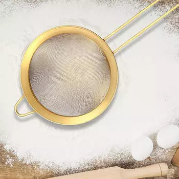 Фильтр-ситечко для коктейлей с удобной ручкой, мелкий дуршлаг для слива пены Diameter 18cm