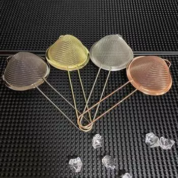 Фильтр-ситечко из нержавеющей стали 304, ложка, барные принадлежности для пива, сока, кофе, масла