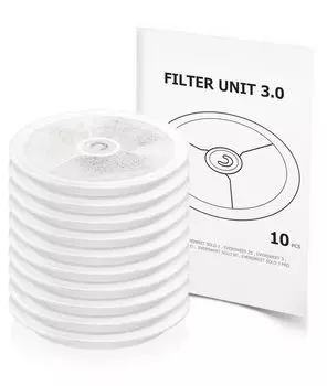 Фильтр совместим с PETKIT для домашних животных, автоматических поилок для собак и кошек, фильтр для смягчения воды, ионизированный, безопасный, мультифильтрационный, автоматический диспенсер для воды белый