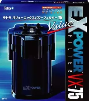 Фильтр Tetra Value X Power Емкость аквариума Внешний фильтр Легкий запуск Сильная фильтрация Аквариум Тропические рыбы Золотые рыбки VX-75 (Подходит 60~90см)