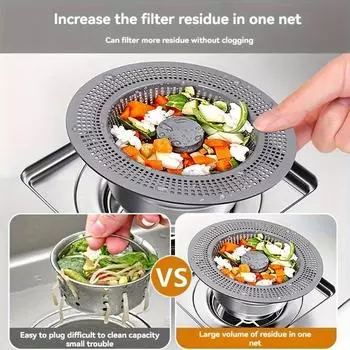 Фильтр тонкой очистки, антиблокировочные и надежные уплотнительные аксессуары, комплект для слива кухонной мойки из нержавеющей стали 304