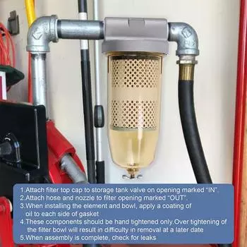 Фильтр топливного бака B10-AL, сепаратор топливной воды в сборе с элементом PF10, профессиональные фильтры для легкой установки
