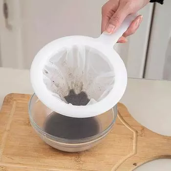 Фильтр ультратонкой очистки из нейлона 100/120/200/300/400 ячеек, сетка, сито, ложка, сито, соевое молоко, сок, кофе, чай, фильтр