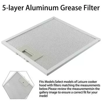 Фильтр вентиляционный 230 X 260 мм 1 шт 5 слоев высокопроизводительные высококачественные практичные фильтры для вытяжки из нержавеющей стали CHINA