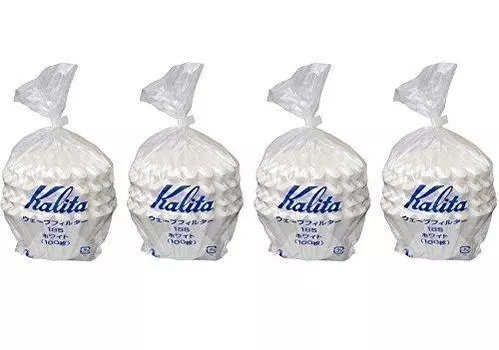 Фильтр волновой Kalita 22212, упаковка из 100 штук, белый KWF-185