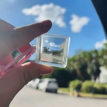 Фильтр-зеркало-фильтр-мешок-подвеска, брелок, креативный фильтр, кулон с линзами высокой красоты в подарок One Size розовый