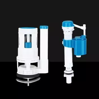 Фильтрация Выпускной клапан для воды Герметичный Заполнение Водяной бак Слив Промывка Клапан цистерны Кухня 18.5cm белый