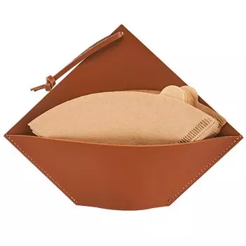 Фильтровальная бумага для кофе TOCCOOL, изготовленная из искусственного материала, портативная фильтровальная бумага для кофе, сумка для хранения фильтра, подходящая для офисного держателя для кофе, кожа,