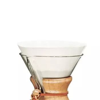 Фильтровальная бумага для кофеварки 100 листов CHEMEX 6 чашек (ФК-100) Round type