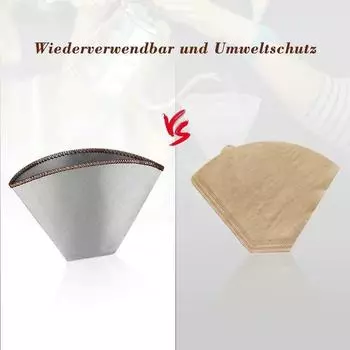 Фильтровальная бумага Фильтр для кофе Сетка для заваривания кофе Нержавеющая сталь 1 шт. Аксессуары Фильтр для кофе Фильтр абсолютно новый CHINA