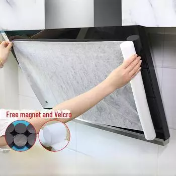 Фильтровальная бумага из хлопка для кухни, впитывающая масло, с антимасляной наклейкой и синей пленкой 43cm*46cm*12 pieces