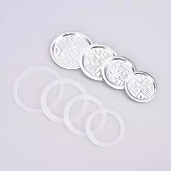 Фильтровальная пластина с прокладкой из нержавеющей стали и запасные части для кольца из силиконового геля 3CUP