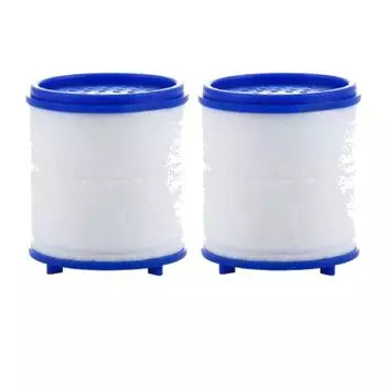 Фильтрующий элемент для крана, очиститель, распылительная головка, бытовой очиститель воды, фильтр для душа, удаление хлора, фильтрация тяжелых металлов 2PCS