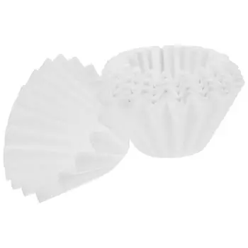 Фильтры для кофейников 50 шт. капельного типа, ручная заварка, бумажная чаша для кексов, кофемашина, эспрессо-машины, фильтрующие чашки для путешествий коричневый