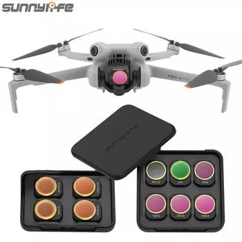 Фильтры для объектива камеры для DJI Mini 4 Pro MCUV/CPL/ND/PL Drone Оптическое защитное стекло Сменный комплект для аксессуаров DJI Mini 4