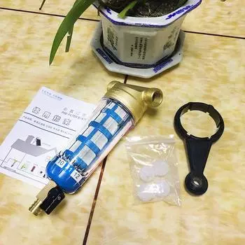 Фильтры для воды Передний очиститель Медно-свинцовый фильтр предварительной очистки Обратная промывка Удаление ржавчины Отстойная труба Центральная труба из нержавеющей стали