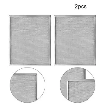 Фильтры для вытяжки 288 x 362 x 8,7 мм Черный Серебристый