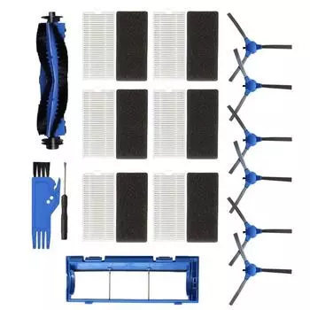 Фильтры Комплект щеток 1 Крышка 1 Отвертка 6 Фильтры