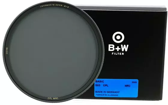 Фильтры Круглый фильтр PL 58 мм BASIC CPL MRC Покрытие Характеристики BW1100750 B+W Мульти-устойчивый (МРК)