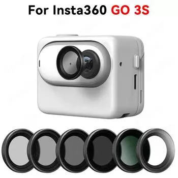 Фильтры объектива для экшн-камеры Insta 360 GO 3S, набор фильтров, поляризационные защитные, UV/CPL/ND4/8/16/32/64 для Insta360 GO3S