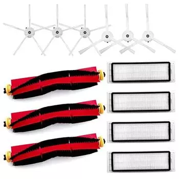 Фильтры-щетки для Xiaomi Roborock S6 Pure, S6, E4, S4 Max, S6 Maxv, S5, S5 Max, S4, E2, E3, E5 E20 E25 E35 S50 S65 Аксессуары