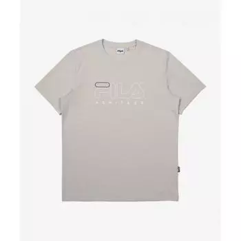 Fila 3d Big Logo ShorT Sleeve T shirT Fe2rse5303xbei BEIGE/085