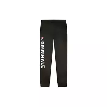 FILA Alphabet Logo Knit Joggers Men Bottoms Black F11M128667F-BK