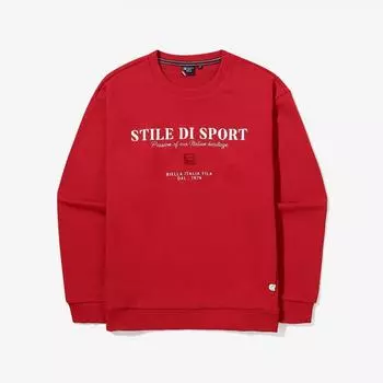 Fila Tennis Basic Sweatshirt Fs2pog3311x Drd DARK RED/090