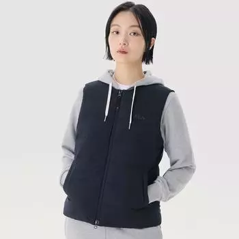 Fila Базовый легкий жилет с U-образным вырезом fs2dvg4101U Blk BLACK/095