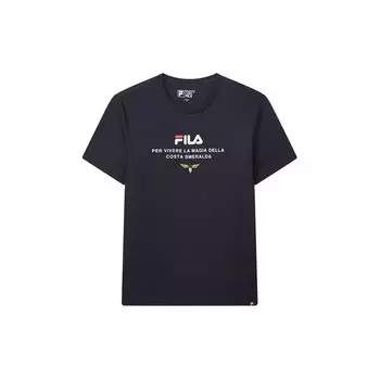 FILA Bee Print Sports Tee Men Tops Heritage-Blue F11M028122F-NV