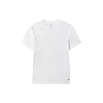 FILA Casual Skin-Friendly Sports Short-Sleeve T-Shirt Men Tops White F11M122123F-WT