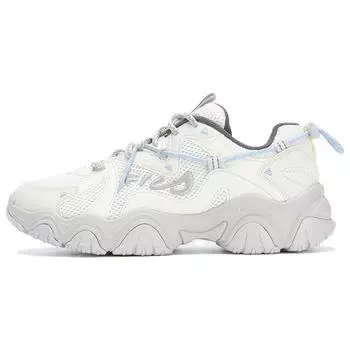 Fila Cat Paw 4.0 Simple Solid Color Non-Slip Wear-Resistant Low-Top Casual Shoes Women sneaker Milk-White Lilac-Gray F12W332113FGD