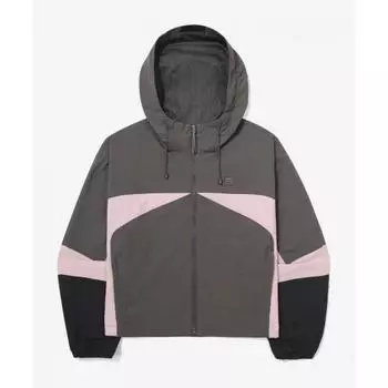 Fila Color Block Hooded Windbreaker Fs2jkg3153fbcf Blackcoffee/W85