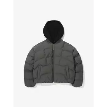 Fila Detachable Hooded Padded Jacket BLACK COFFEE/W85