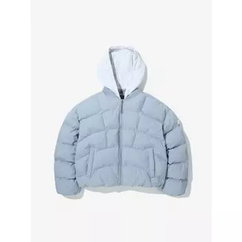 Fila Detachable Hooded Padded Jacket TINTED BLUE/W85