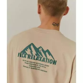 Fila Fila Relaxation короткий рукав Fe2rse5106xbei BEIGE/110