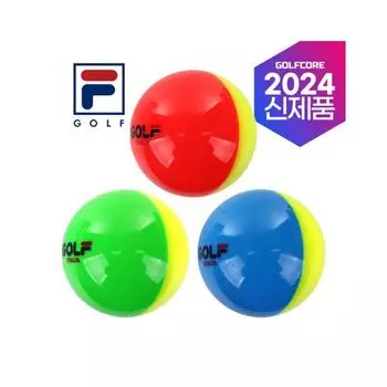 Fila Golf 3 Piece Half Half Half Mix Park Golf Ball Park Golf Ball 1 Piece yellow blue