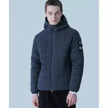 Fila Grid Стеганый капюшон с пухом Легкая подкладка Fs2djf4135xcgr COOLGREY/095