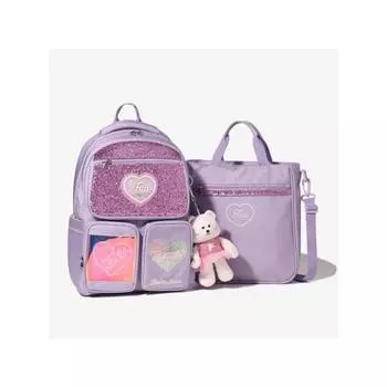 [fila Kids] [24 года, новый] набор рюкзаков Heartwinkle Fk3beg1001f Lac q0zFk3beg1001fLac LALAC/000