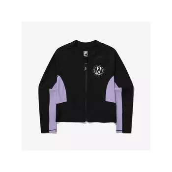 [fila Kids] Aqua Girl Rash Guard cRash Guard Fk2rtg2a01f Blk q0zFk2rtg2a01fBlk BLACK/130