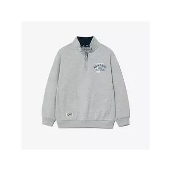 [fila Kids] Brushed Half Sleeve Sweatshirt Fk2pog4402x Mly q0zFk2pog4402xMly MELANGEGREY/120