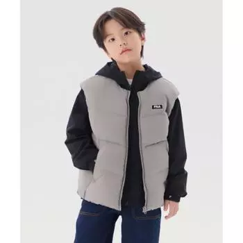 Fila Kids Buddy гусиный пуховый ветровой жилет Fk2djg4101xblk BLACK/120