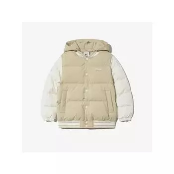 [fila Kids] Джемпер Varsity Down со съемным капюшоном Fk2djg4401x Nbg q0zFk2djg4401xNbg NATURALBEIGE/120