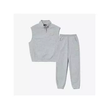 [fila Kids] Fleece Half Zip Vest Top And Bottom Set Fk2fsg4101x Mly q0zFk2fsg4101xMly MELANGEGREY/155