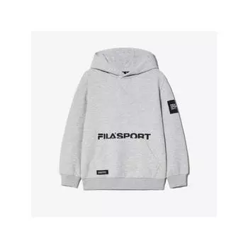 [fila Kids] Front Pocket Hoodie Sweatshirt Fk2pog3202x Sge q0zFk2pog3202xSge SLUBMELANGE/120